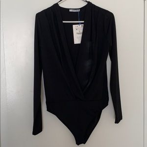Zara wrap bodysuit
